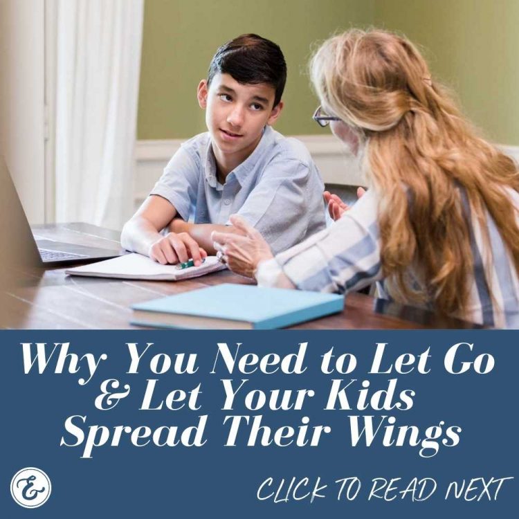 why you need to let go and let your kids spread their wings